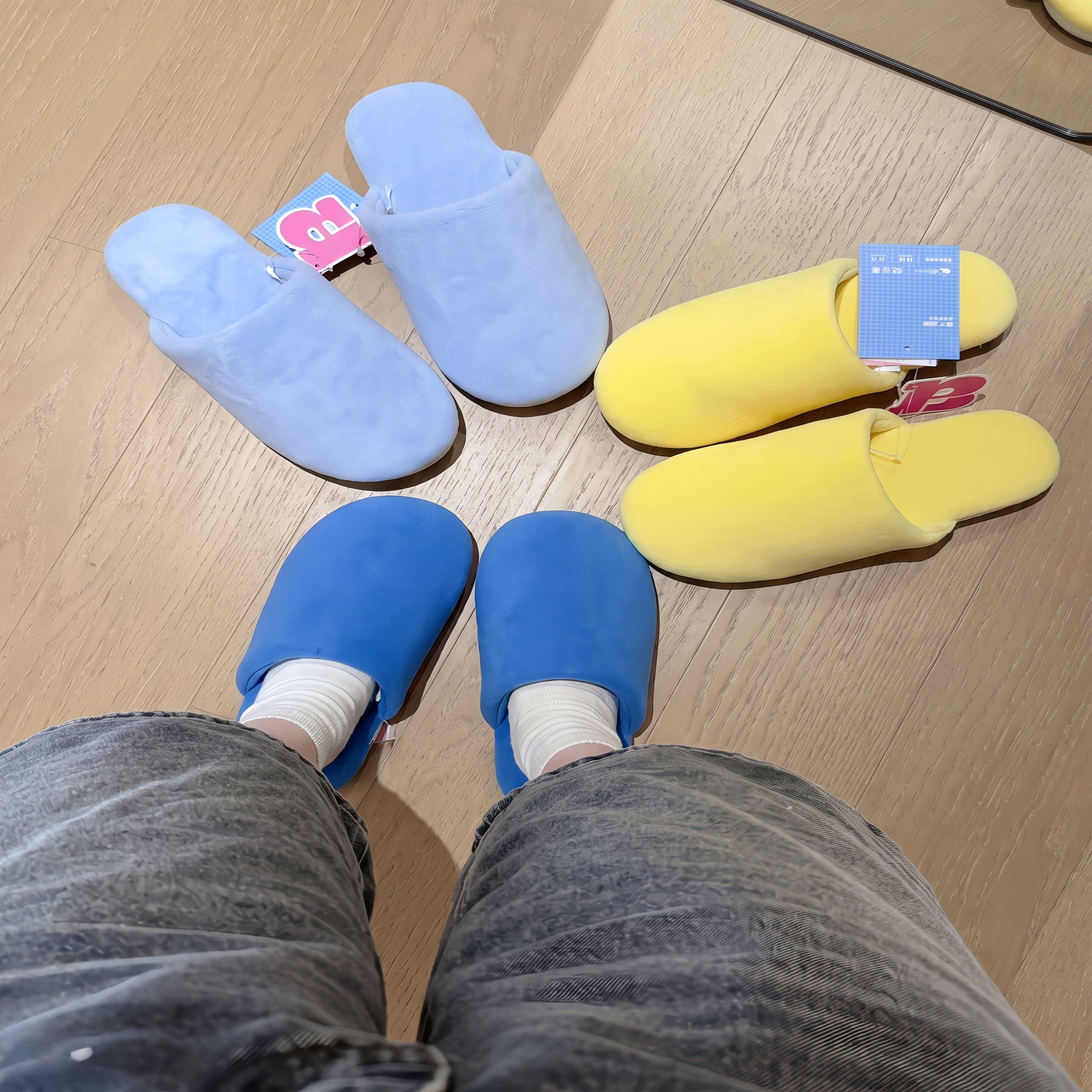 棉拖鞋女款家居室内防滑静音棉拖月子鞋柔软舒适加厚保暖包头拖