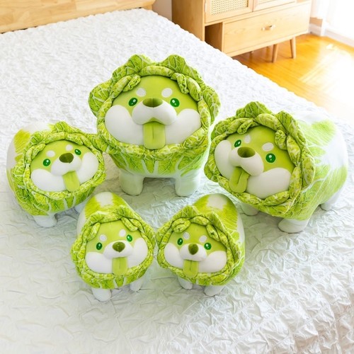 蔬菜精灵菜狗娃娃靠枕大抱枕毛绒名创优品玩偶白菜狗公仔b站小
