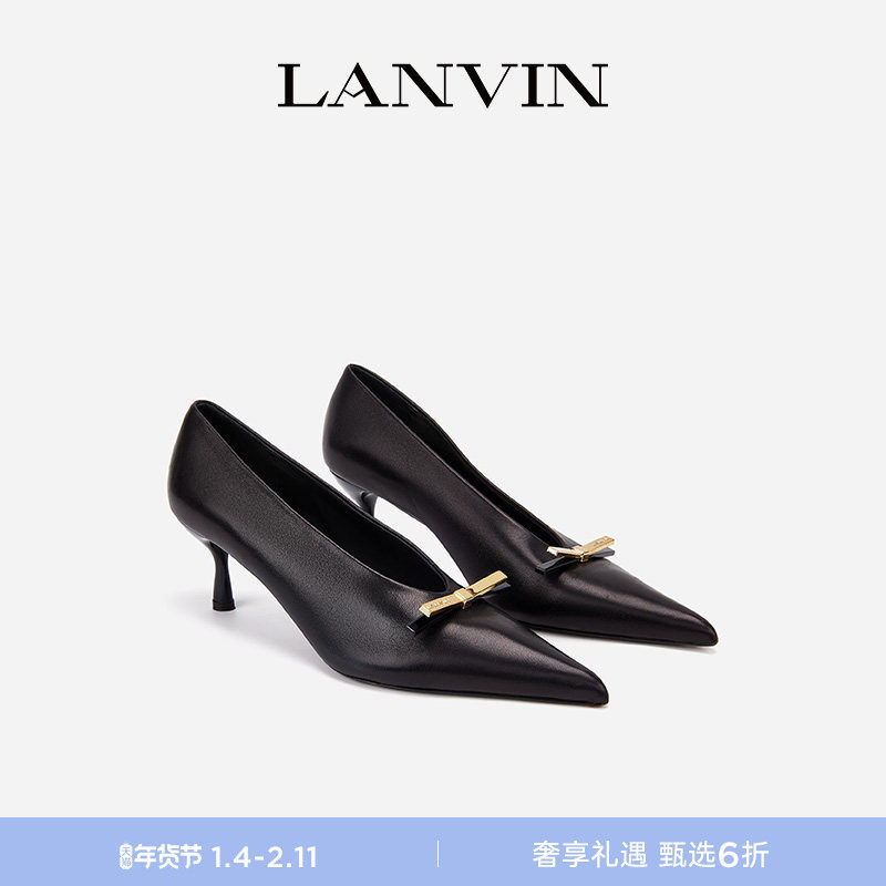 【新年甄选】LANVIN浪凡 女士气质细高跟鞋,女鞋,时装凉鞋,淘宝优惠券,粉丝福利购,淘宝优惠卷