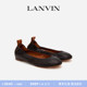 牛皮革哑光平底单鞋 女士BALLERINA 新年甄选 LANVIN浪凡