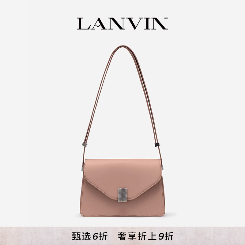 浪凡女士牛皮简约单肩包