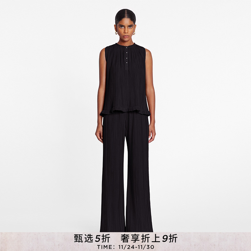 LANVIN浪凡女士无袖衬衫上衣