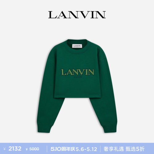 LANVIN浪凡女士套头LOGO卫衣