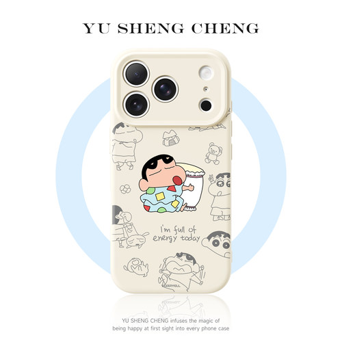 卡通蜡笔小新磁吸手机壳新款
