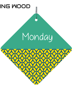 YANGWOOD原创车载香水挂饰男女week汽车香片挂件香氛祛异味浓香