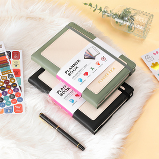 weeks本手帐本方格内页周计划本网格时间管理记录本日记本效率计划日程本笔记本子planner自律打卡点阵月计划