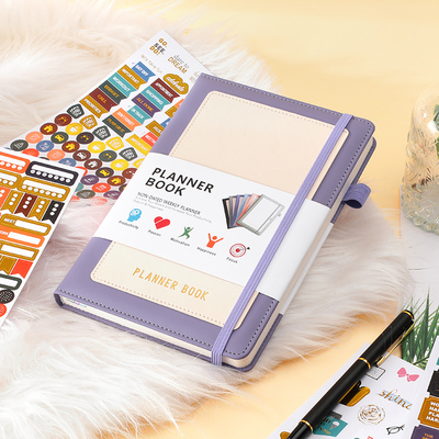 自律打卡周月计划点阵方格效率本