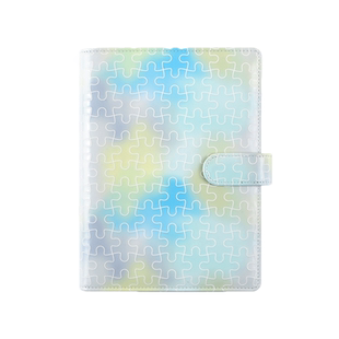 新款a5大容量拼图马卡龙单页小卡册活页3寸爱豆专辑追星收纳册一宫格4宫格拍立得明信片收藏相册PP内页收纳本