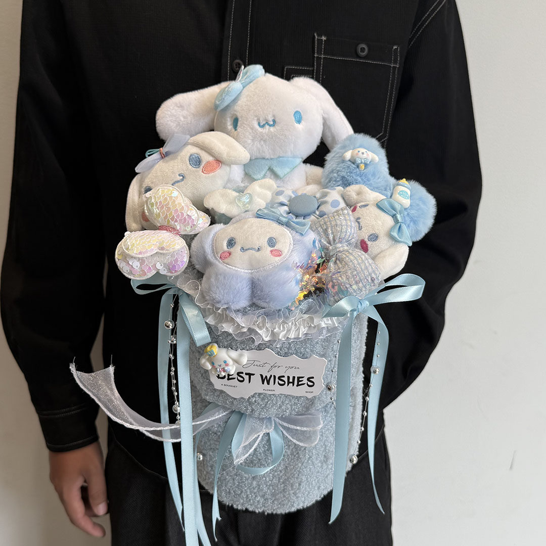 成品可爱玩偶花束情人节七夕女友生日礼物女孩闺蜜毕业创意圣诞节