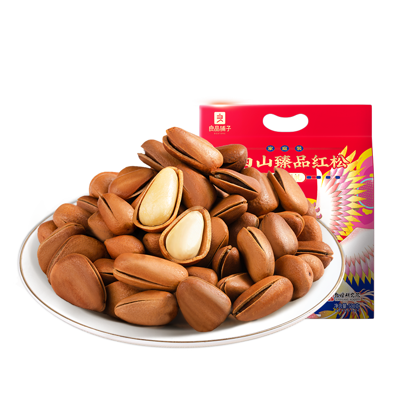 良品铺子 长白山臻品红松500g/袋怎么看?