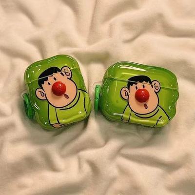 适用iPhone系列卡通耳机套趣味