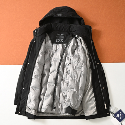 可脱卸羽绒内胆加厚风衣羽绒服