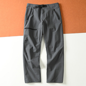 秋季 男士 轻量化防水透气弹力直筒休闲裤 户外飞禽鸟平替 软壳裤 男