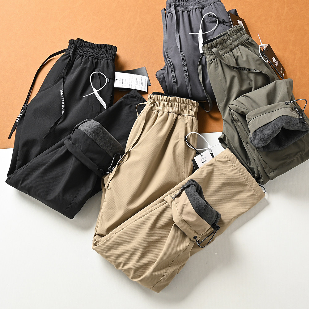 欧单外贸加绒保暖软壳冲锋裤