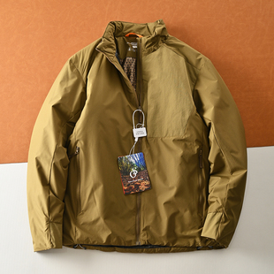 飞禽鸟家轻量化柔软保暖棉衣男士立领户外热反射内里防风棉服外套