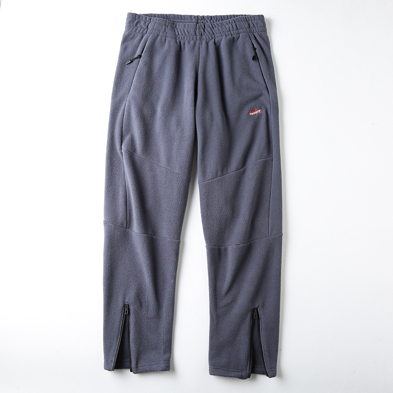 外贸原单尾货摇粒绒卫裤