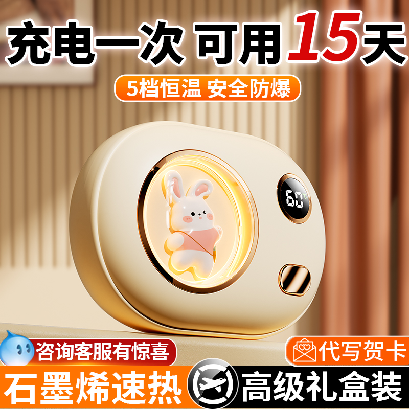 2025新款充电暖手宝迷你小随身携带自发热手握式学生小儿童礼物便携可爱女生二合一米冬天usb电暖宝宝神器蛋