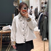 无蜡棉服棉衣冬季 日本现货巴恩风 Transport 男女宽松保暖短外套