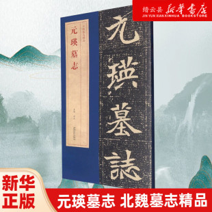 北魏墓志精品 原大墓志 安徽美术出版 元 社 瑛整原大魏碑楷书毛笔书法字帖 瑛墓志 附元 新华书店正版 单字放大墓志铭