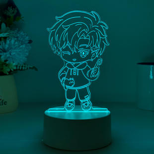 光与夜之恋周边萧逸小夜灯吧唧手办玩偶生日礼物礼盒桌面摆件立牌