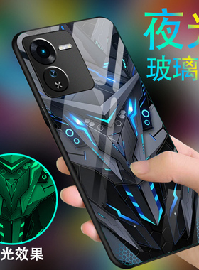 战士适用vivoY200GT手机壳y100i男y55t新款y33s炫酷y32夜光y31s玻璃y30g全包y20薄y35m潮z5x硅胶z6/z3i套y10