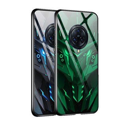 黑色战士适用于vivonex3手机壳男t1新款t2炫酷xnote夜光玻璃NEX3s全包t1x高级感T2X防摔ANEX旗舰版潮硅胶薄套