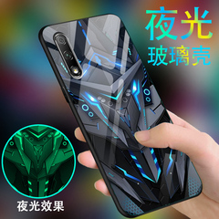 黑色战士适用华为荣耀9xpro手机壳男honor8x新款8xmax炫酷9X夜光玻璃v9全包9青春版防摔潮play硅胶高级保护套