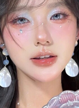 水滴贝壳流苏高级感耳环