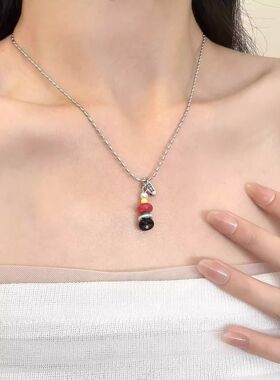 轻奢小众设计感独特锁骨链