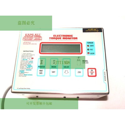Gebraucht KAPS-ALL EM-880 电子 Drehmoment 监视器 EM880