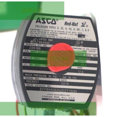 Neuf ASCO EFFBX8262G202T11699 Électrovanne