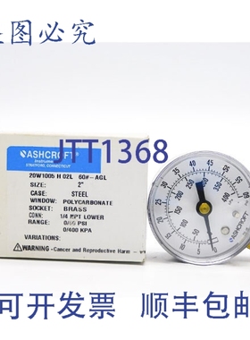 原装供应ASHCROF 20W1005H02L60-AGL 0/60PSI NSMP