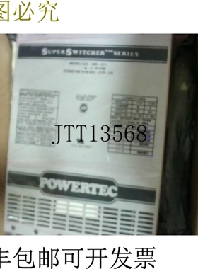 原装供应Powertec 9J5-360-371-A-2-S1708 超级切换器系列 Terady
