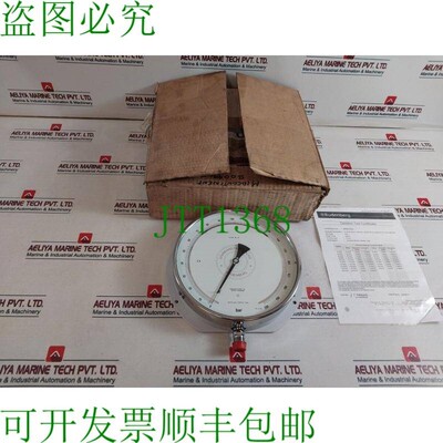 原装供应Budenberg 5214FGP 标准测试压力表 1/2 英寸 NPT 0-200