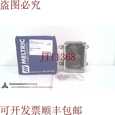 原装供应MELTRIC CORPORATION 7T1F0N10，1 英寸 NPT 金属连接盒
