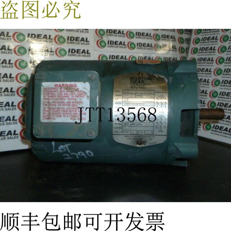 原装供应Boston Gear 1/3 交流电机 56C 1725RPM 230,460V 3PH EU