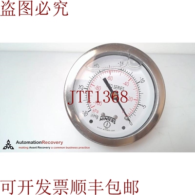 原装供应Winters PFQ900 压力计，  324230