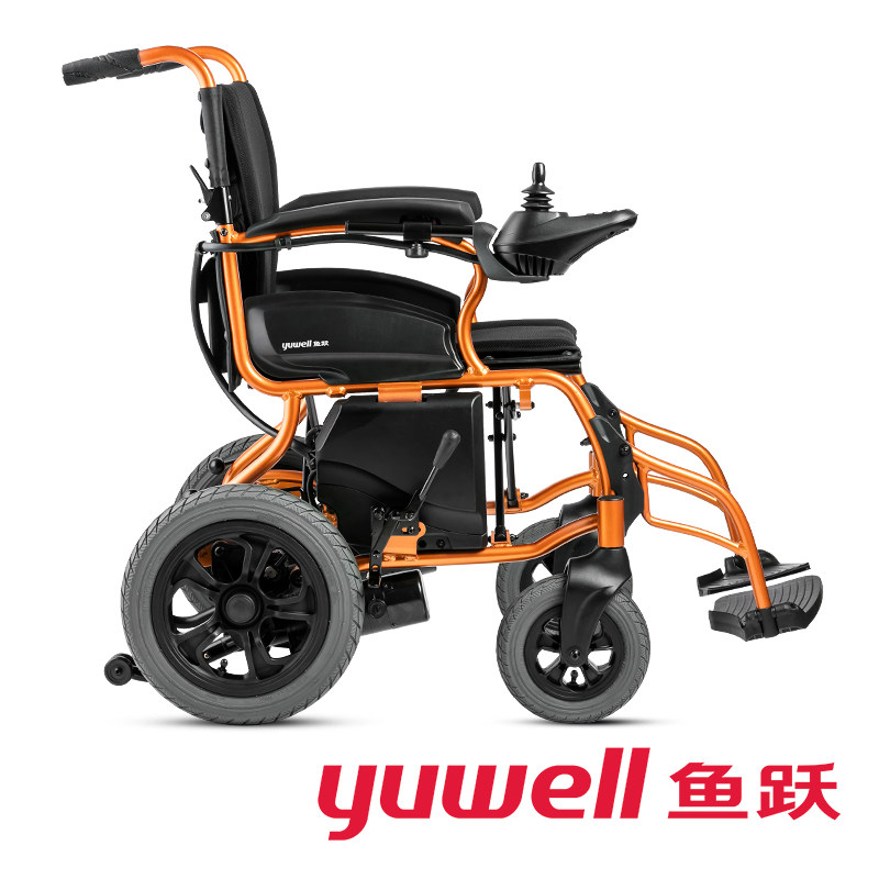鱼跃轮椅车电动智能全自动老年便携轻便折叠残疾人老人四轮代步车