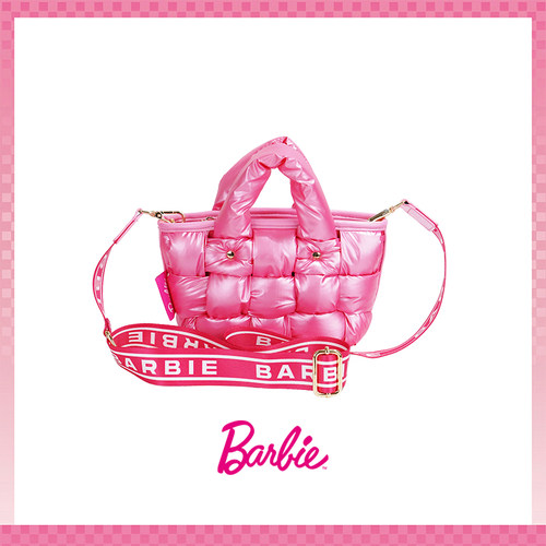 女包羽绒粉单肩包高级包包斜挎包