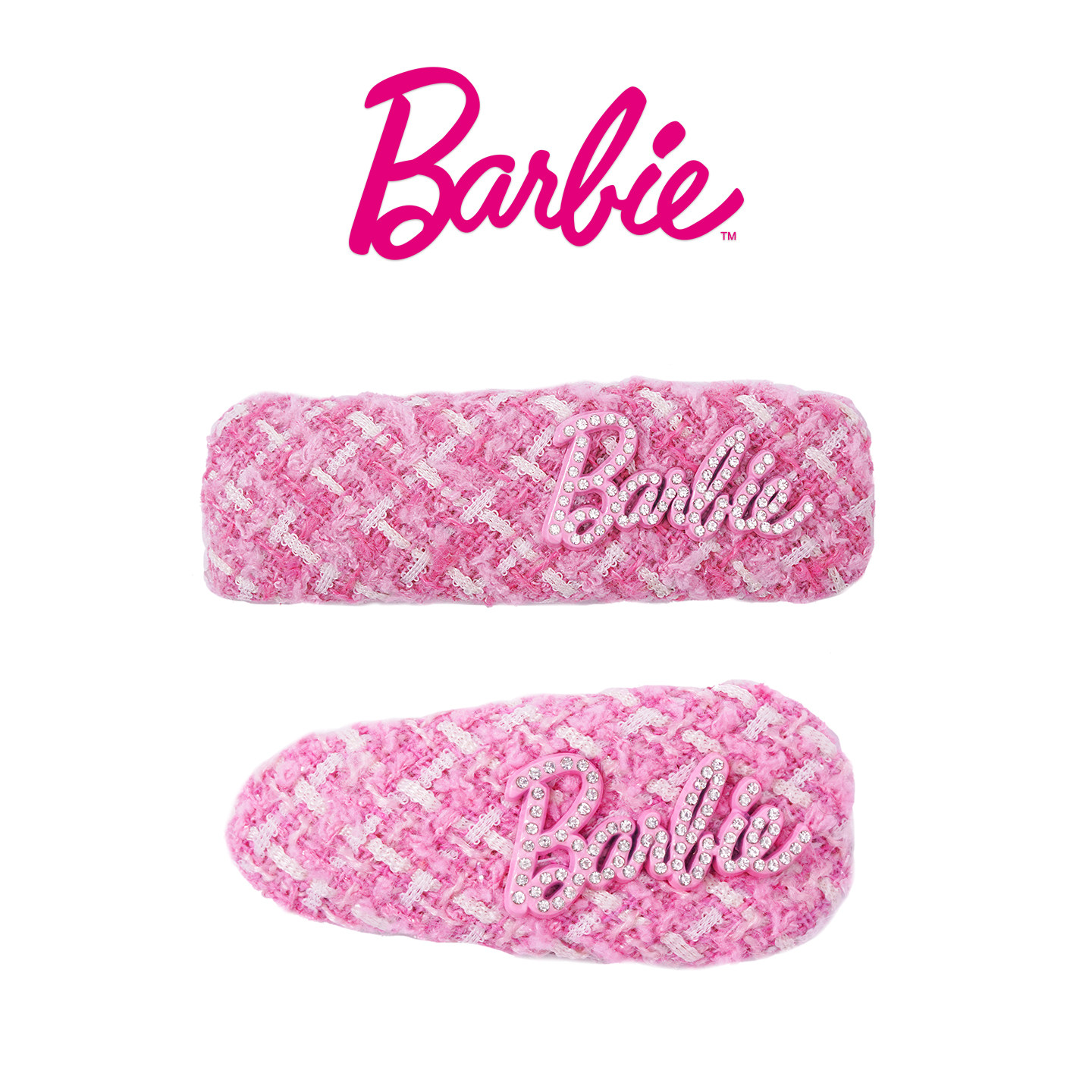 Barbie芭比官方正品新款发卡侧边夹女生头饰发夹发饰小香风夹子