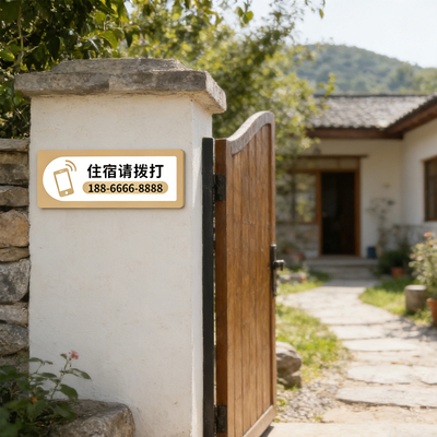【速发】有需要请拨打电话提示牌