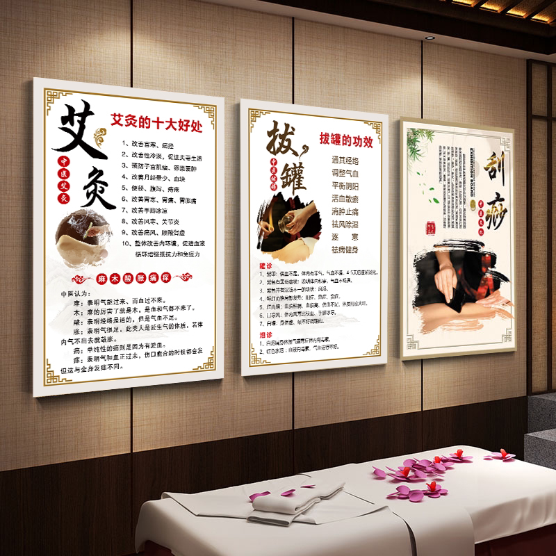养生馆装饰挂图【现货速发】