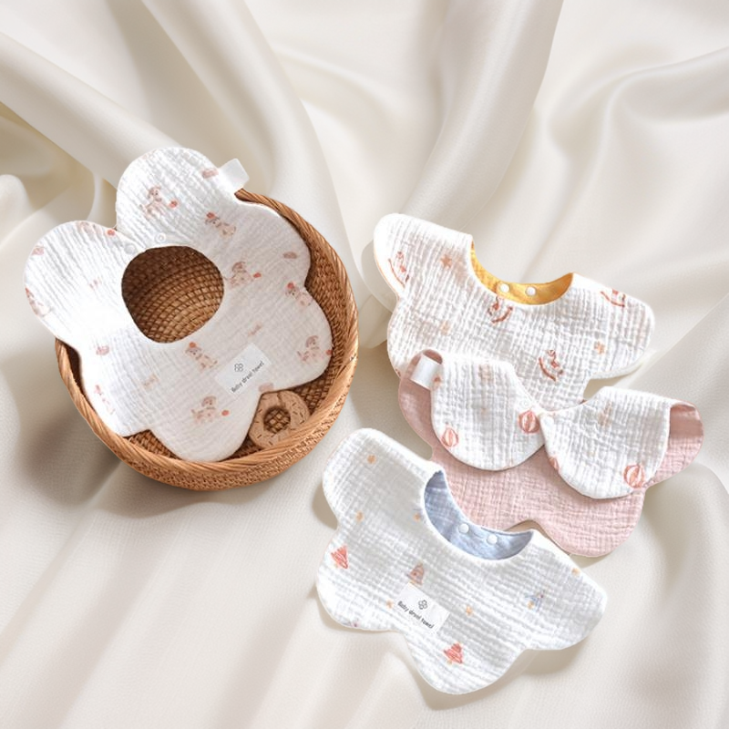 婴儿口水巾纯棉六层纱布新生儿防吐奶围兜柔软透气宝宝吃饭围嘴布,婴童用品,小围嘴,淘宝优惠券,粉丝福利购,淘宝优惠卷