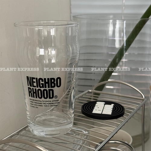 NEIGHBORHOOD玻璃杯品脱杯NBHD PINT GLASS啤酒咖啡饮料杯 24AW