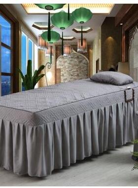 美容床罩枕套两件套美容床按摩床配套床罩美容院理疗推拿洗头床罩