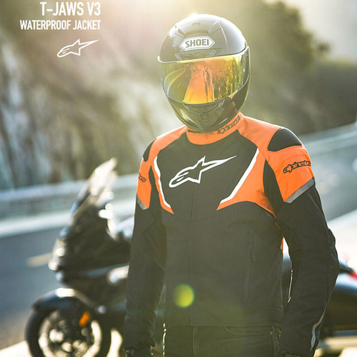 A星摩托车骑行服机车保暖赛车服公路运动款骑行夹克防摔T-Jaws V3