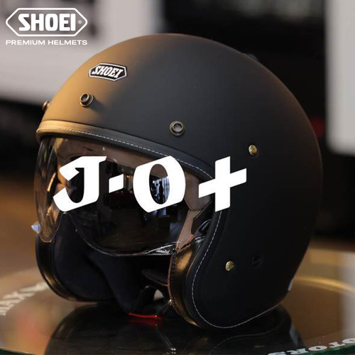 日本SHOEI JO+ 复古半盔摩托机车3/4半盔碳纤维头盔
