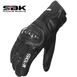 Ⅱ防水透气保暖冬季 摩托范 SBK摩托车骑行手套耐磨防摔防风SG