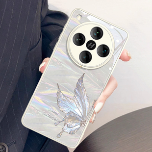【进口液态玻璃】镭射仙仙蝴蝶适用oppofindx8pro手机壳新款时尚奢华findx8简约x7ultra仙女全包防摔保护套