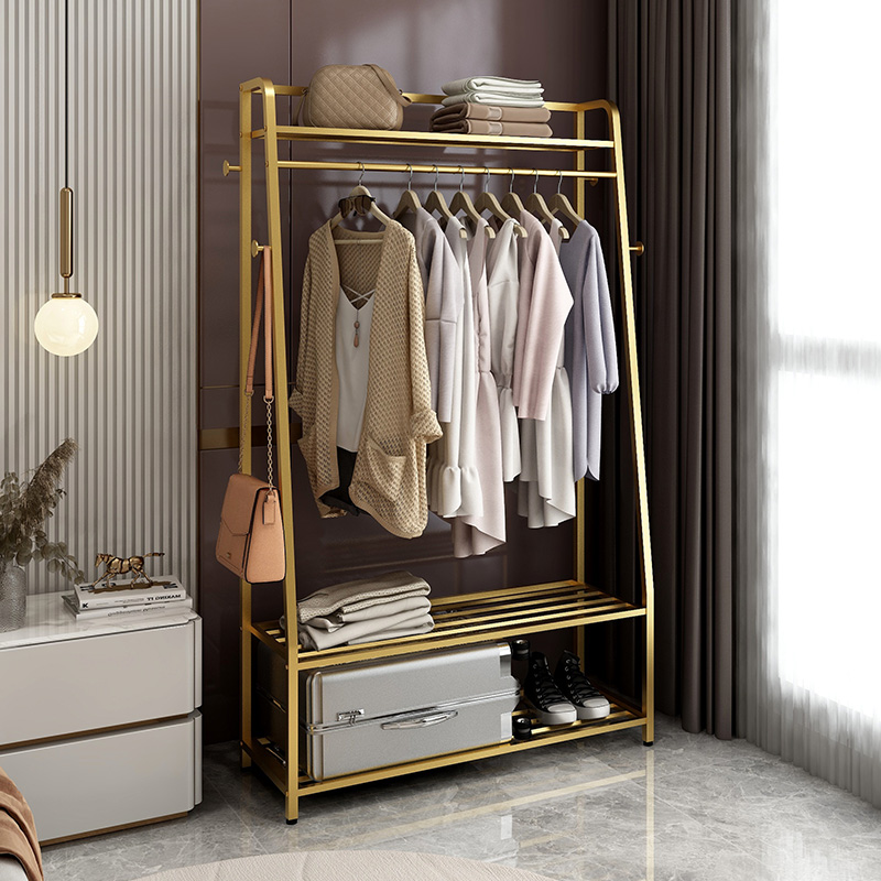 落地挂衣架多功能简易